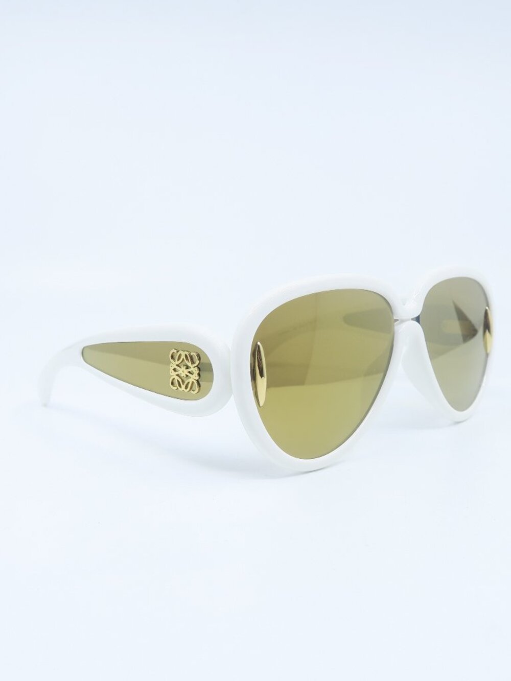LOEWE LW401321 25G Paula's Ibiza White Women's Sunglasses Frames.